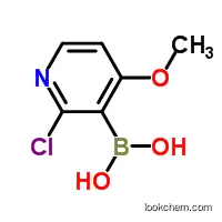 Molecular Structure of 1072946-19-0 (2-Chloro-4-methoxypyridine-3-boronic acid)